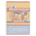 Note B6〈Soft ring notebook〉 Mickey Mouse and friends