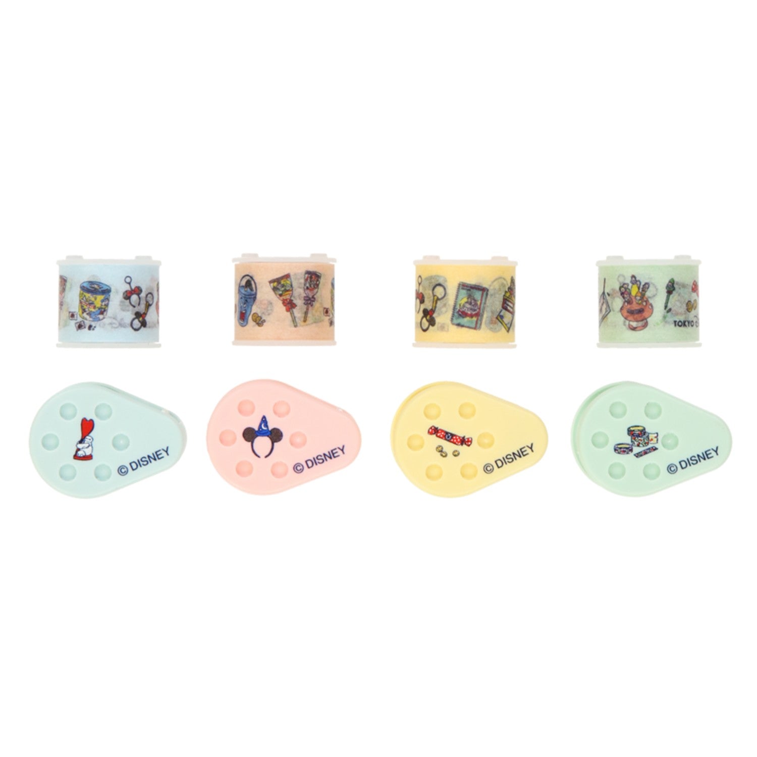 Masking tape <Bobbin> 4 pieces Tokyo Disney Resort