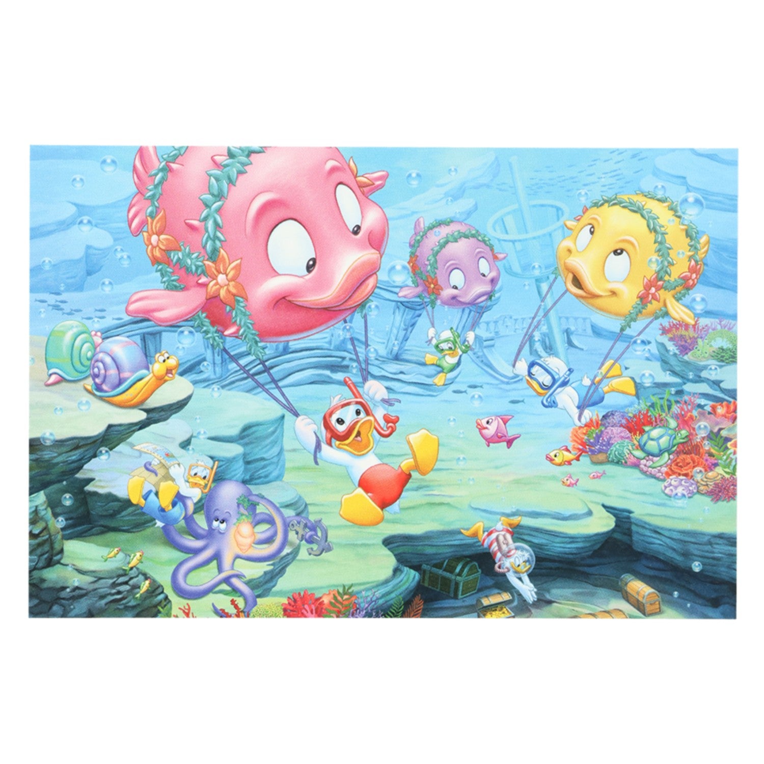 Postcard Huey Dewey Louie