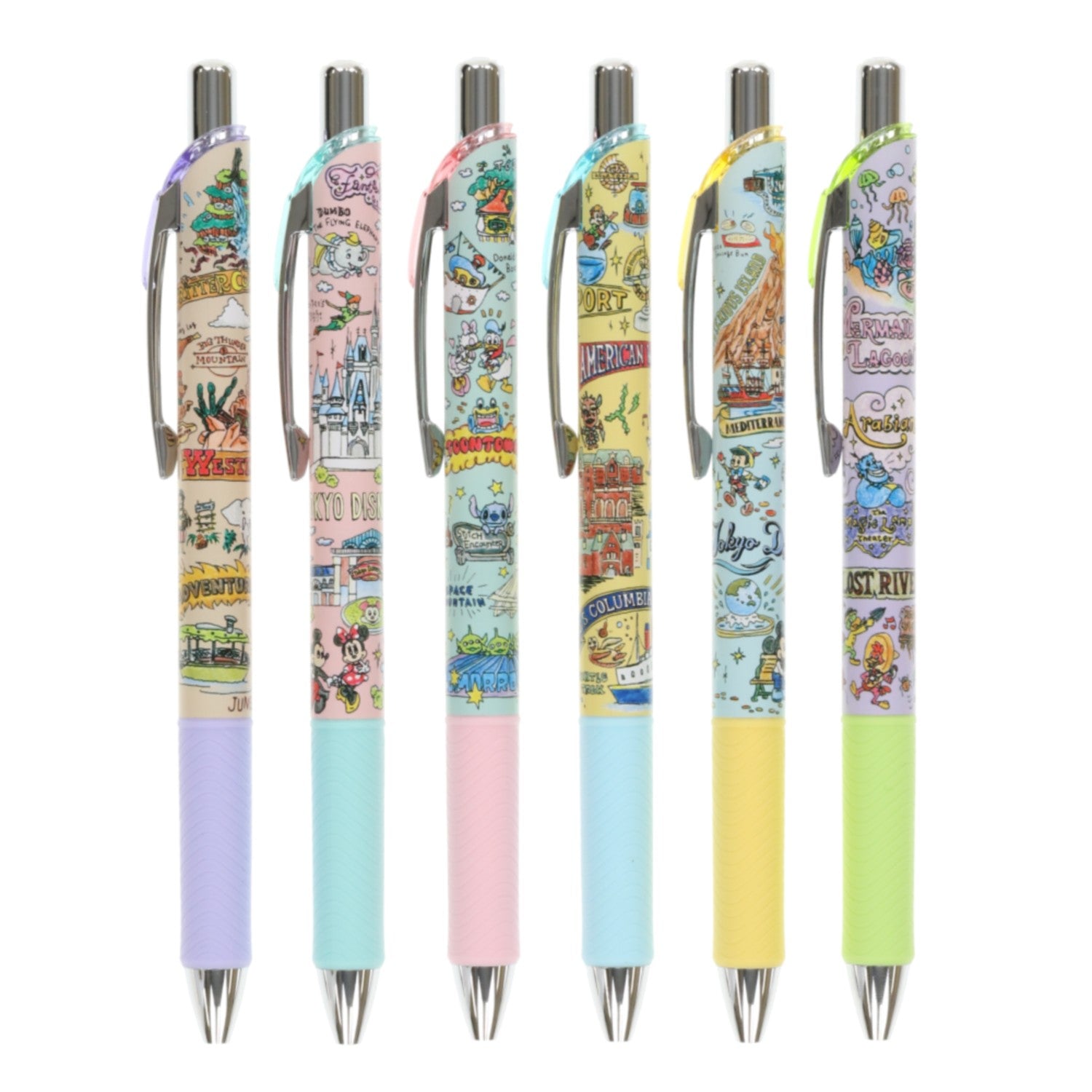 Ballpoint pen black <Energel> 6 pieces Tokyo Disney Resort