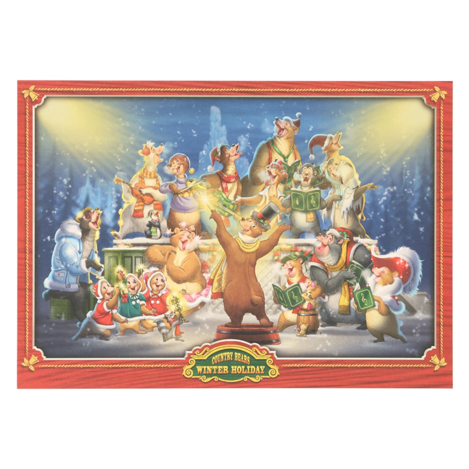 Postcard A4 Country Bear Theater