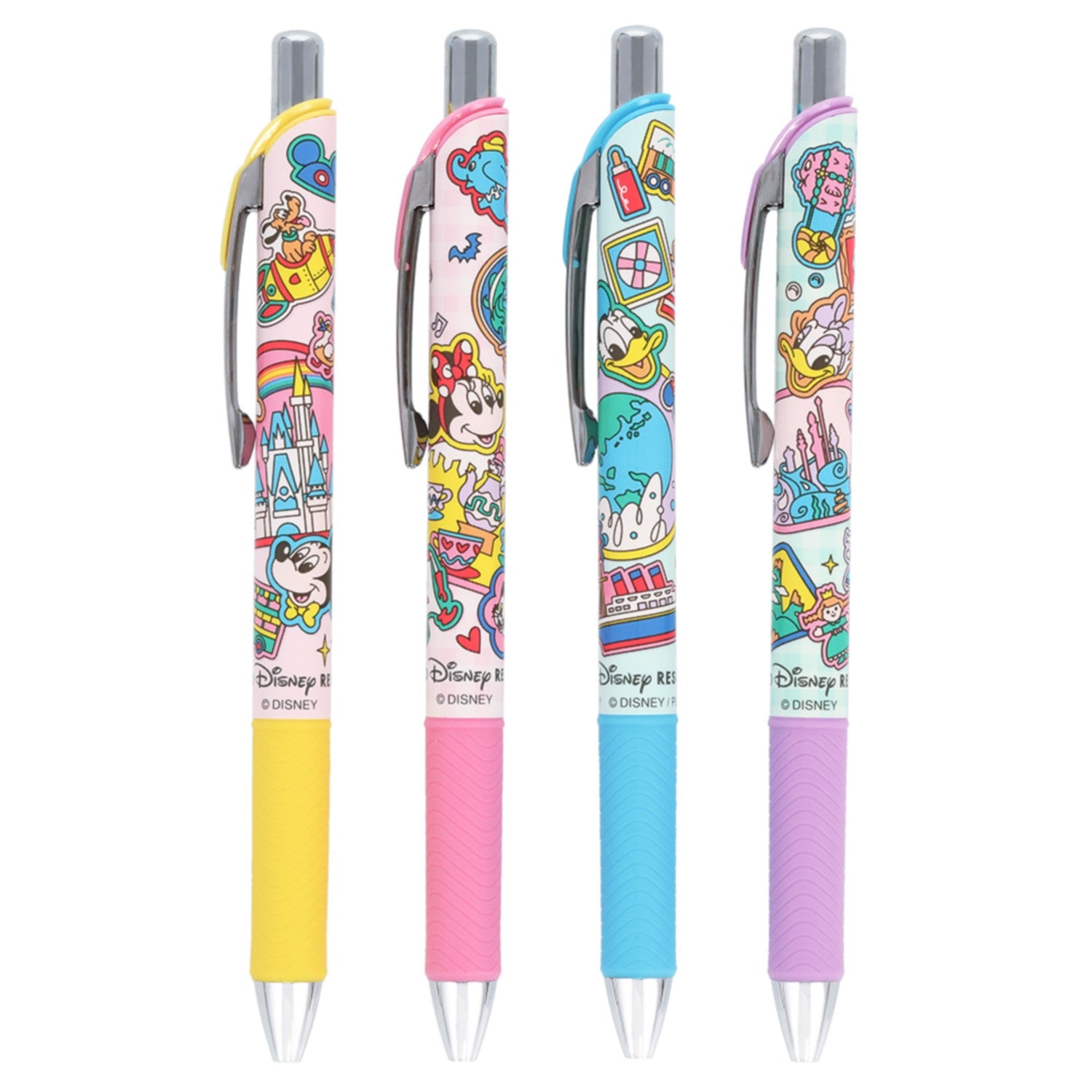 Ballpoint pen <Energel> 4 colors 4 bottles Tokyo Disney Resort