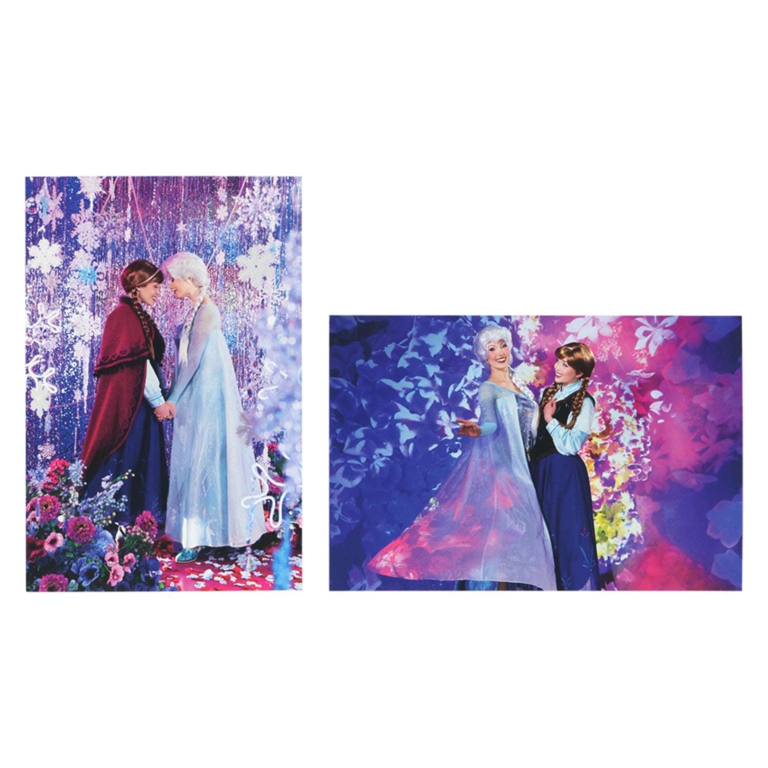2 postcards Frozen Imagining the Magic