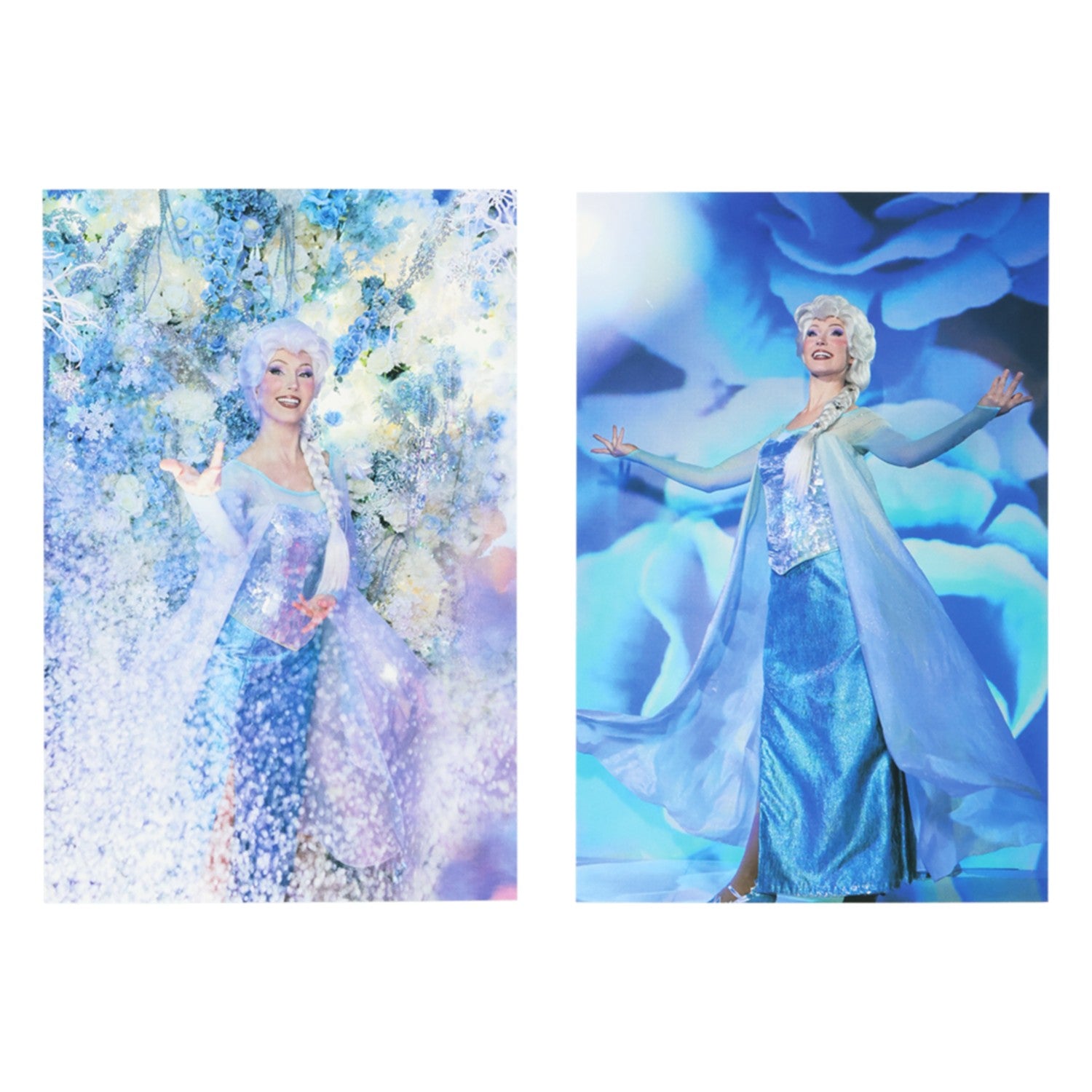 2 postcards Elsa Imagining the Magic