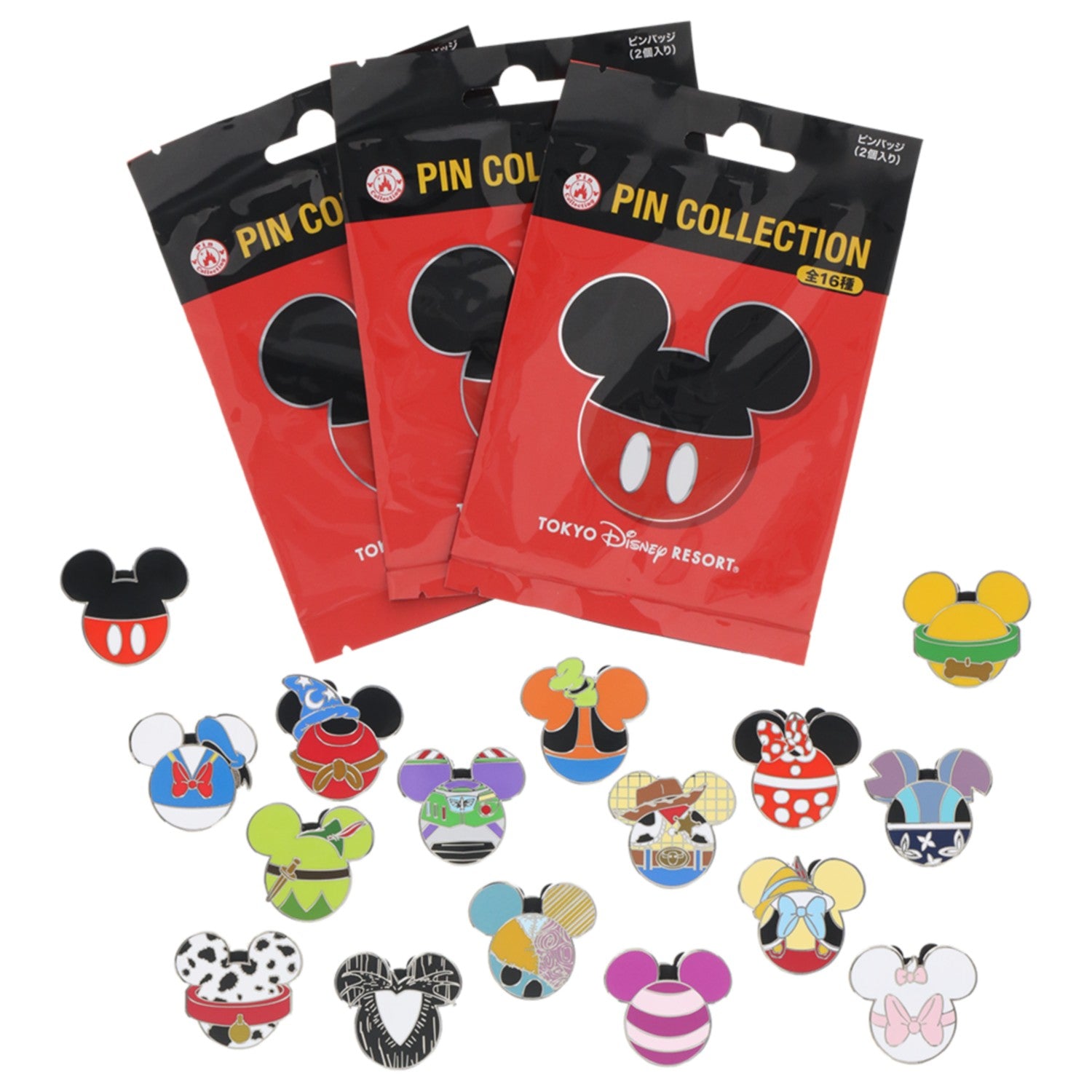 Pin Badge Mickey Mouse and Friends