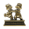 Chip and Dale pin badge with colorful design from Japan