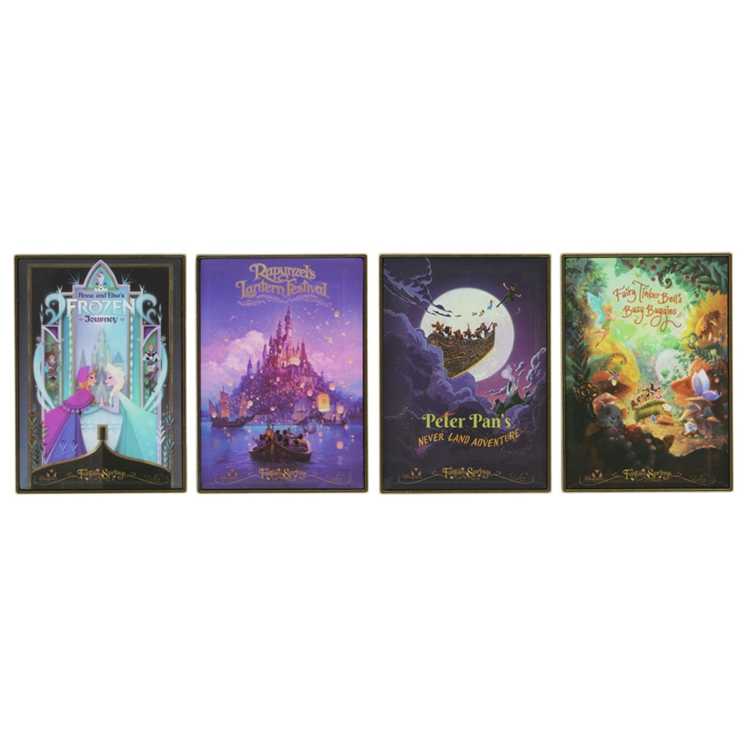 4 pin badges Fantasy Springs