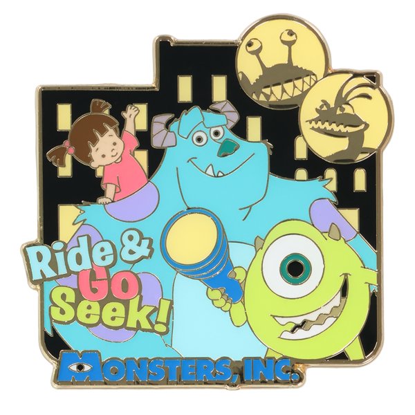 Pin Badge Monsters, Inc. Ride & Go Seek!