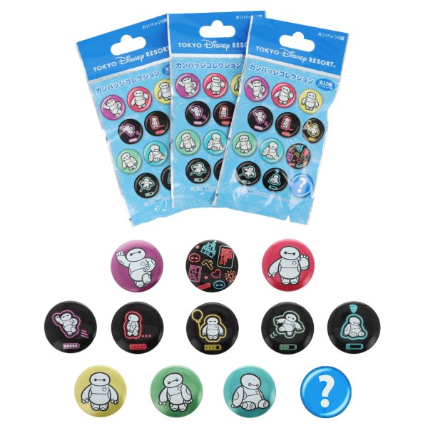 2 can badges Baymax