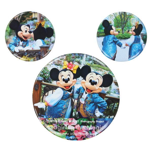 3 Can Badges Mickey Minnie Imagining the Magic