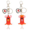 2 keychains Mickey Minnie