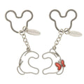 Mickey Minnie keychains from Disney Store Japan, featuring iconic characters