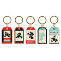 5 keychains Mickey Mouse and friends