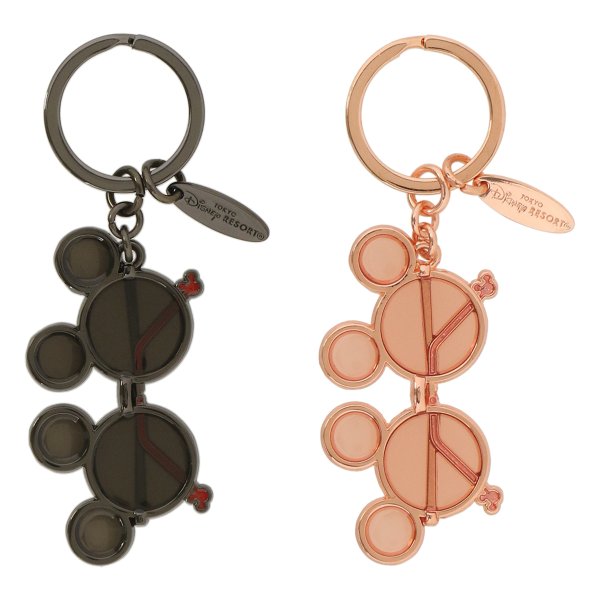 2 keychains mickey