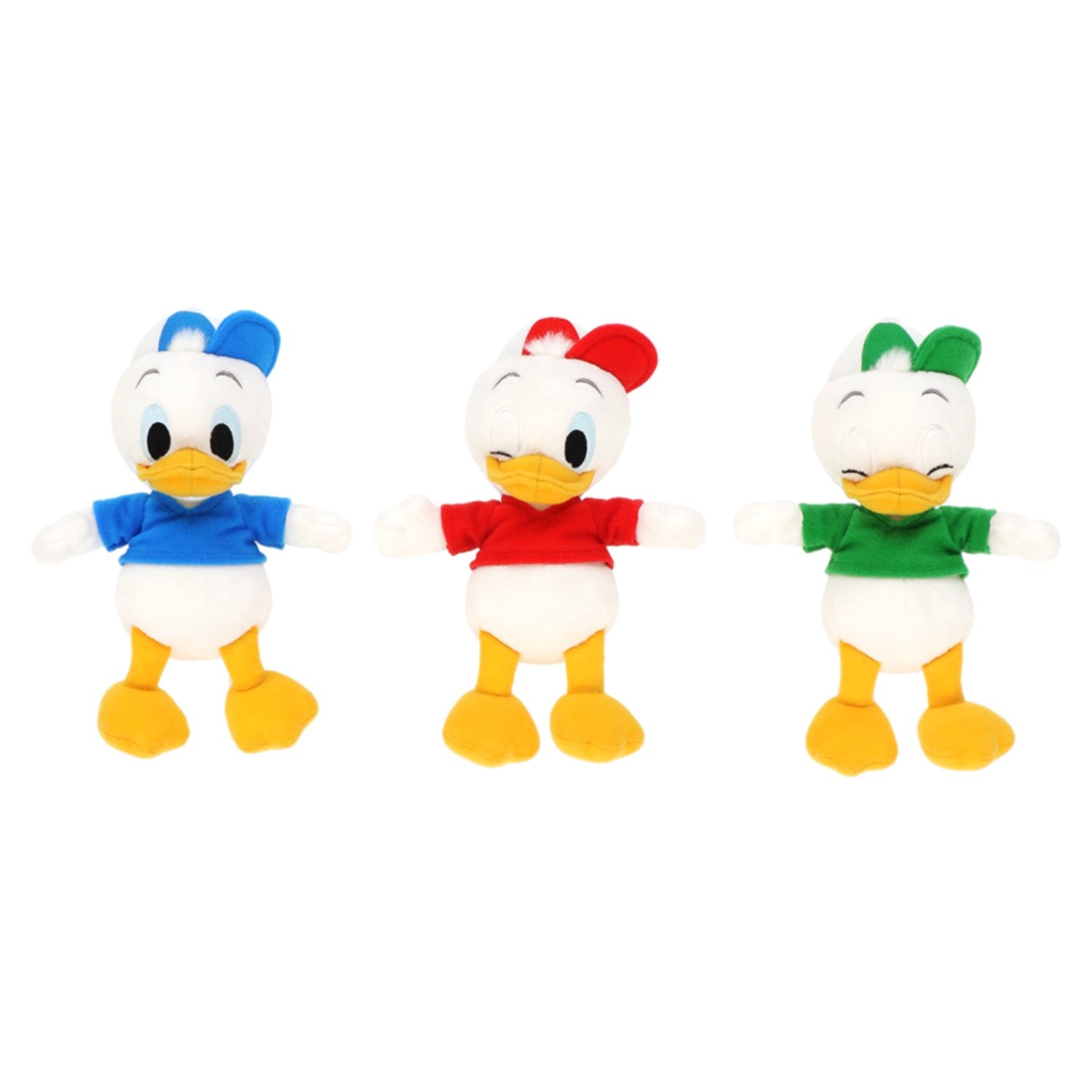 3 stuffed animals Huey Dewey Louie