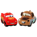 2 stuffed animals cars