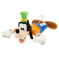 Stuffed toy on shoulder Goofy