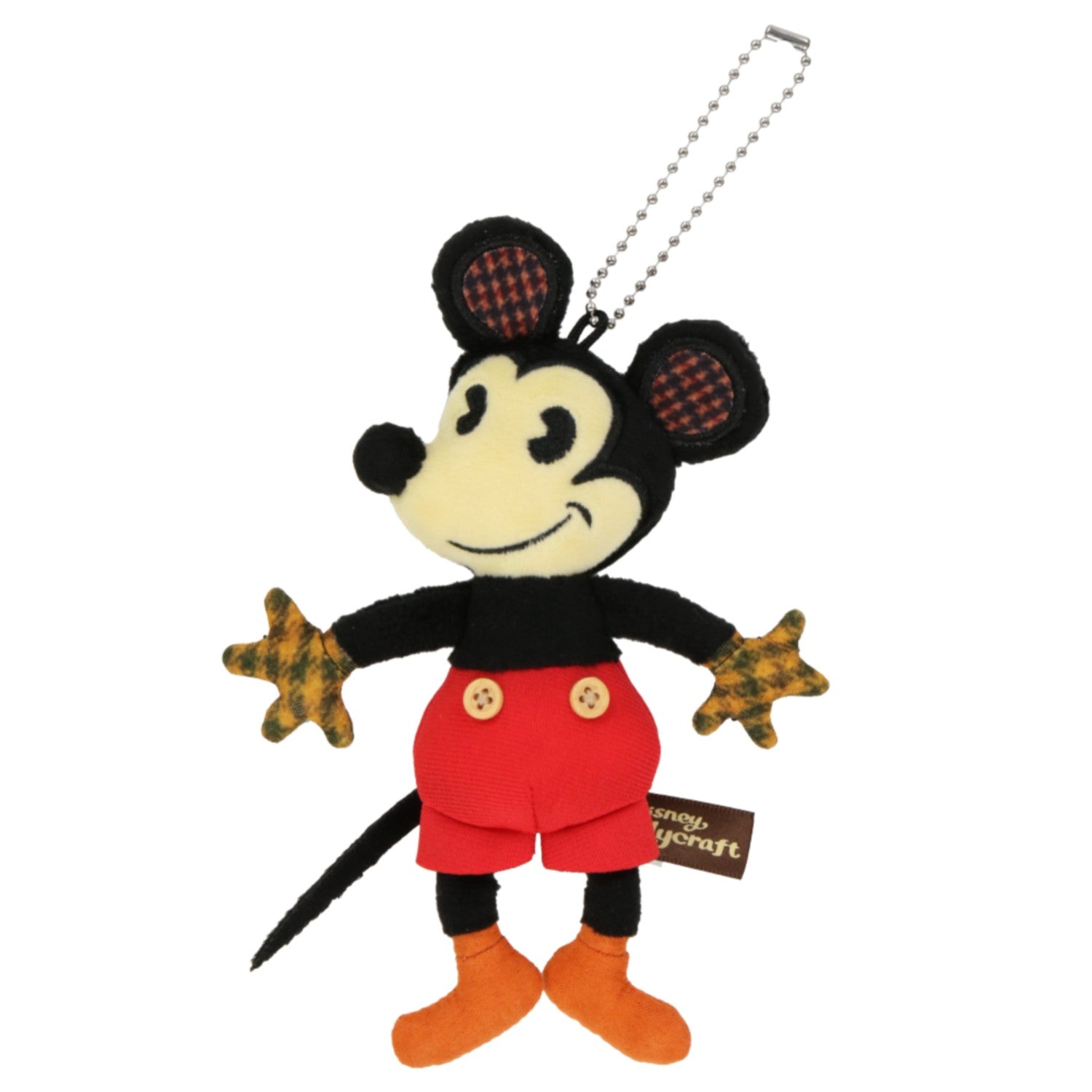 Plush Badge Mickey Disney Handycraft