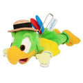 Stuffed toy on shoulder Jose Carioca