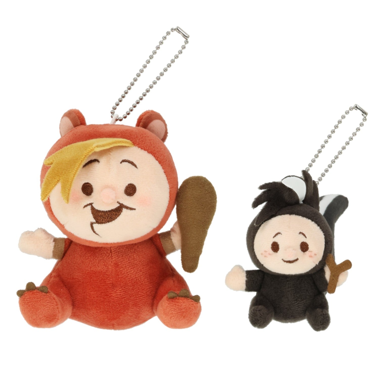 2 stuffed animal charms Peter Pan