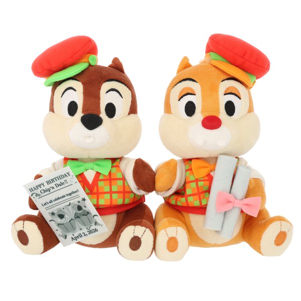 stuffed animal chip and dale