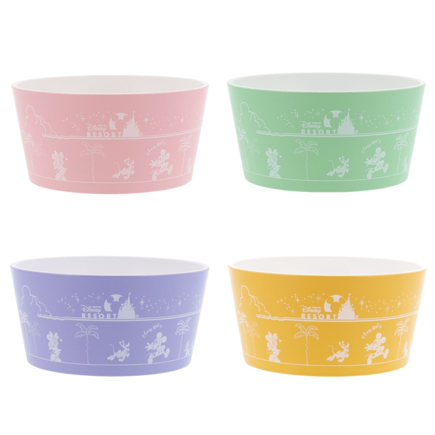 4 bowls Tokyo Disney Resort