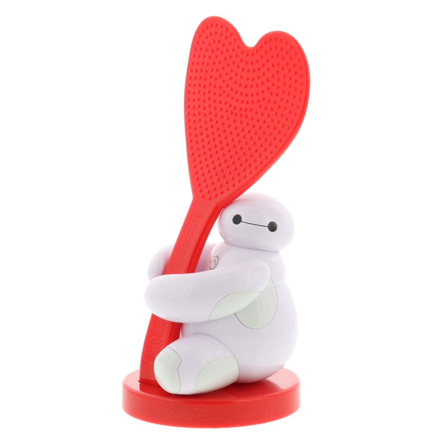 Baymax with rice scoop stand
