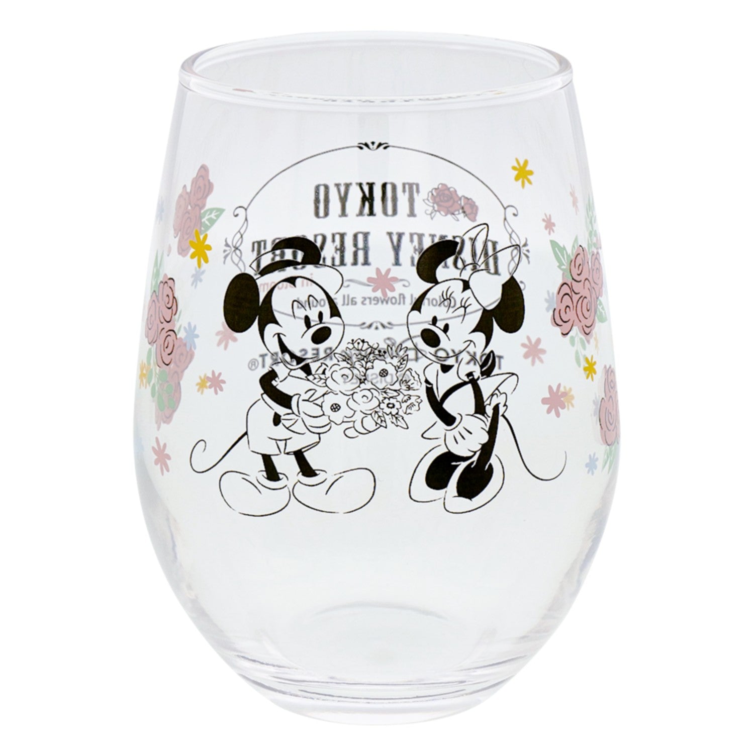 glass mickey minnie