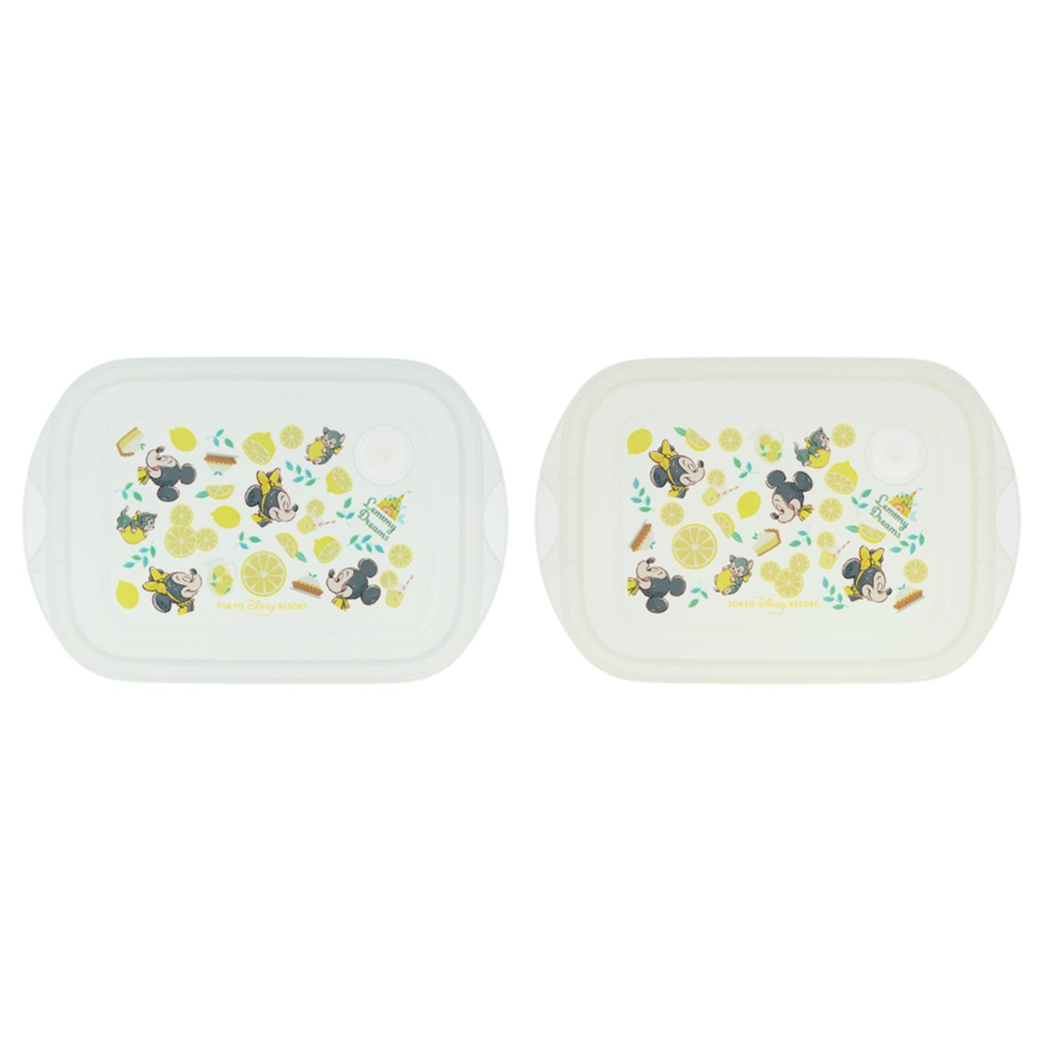 2 sticker containers Mickey Minnie