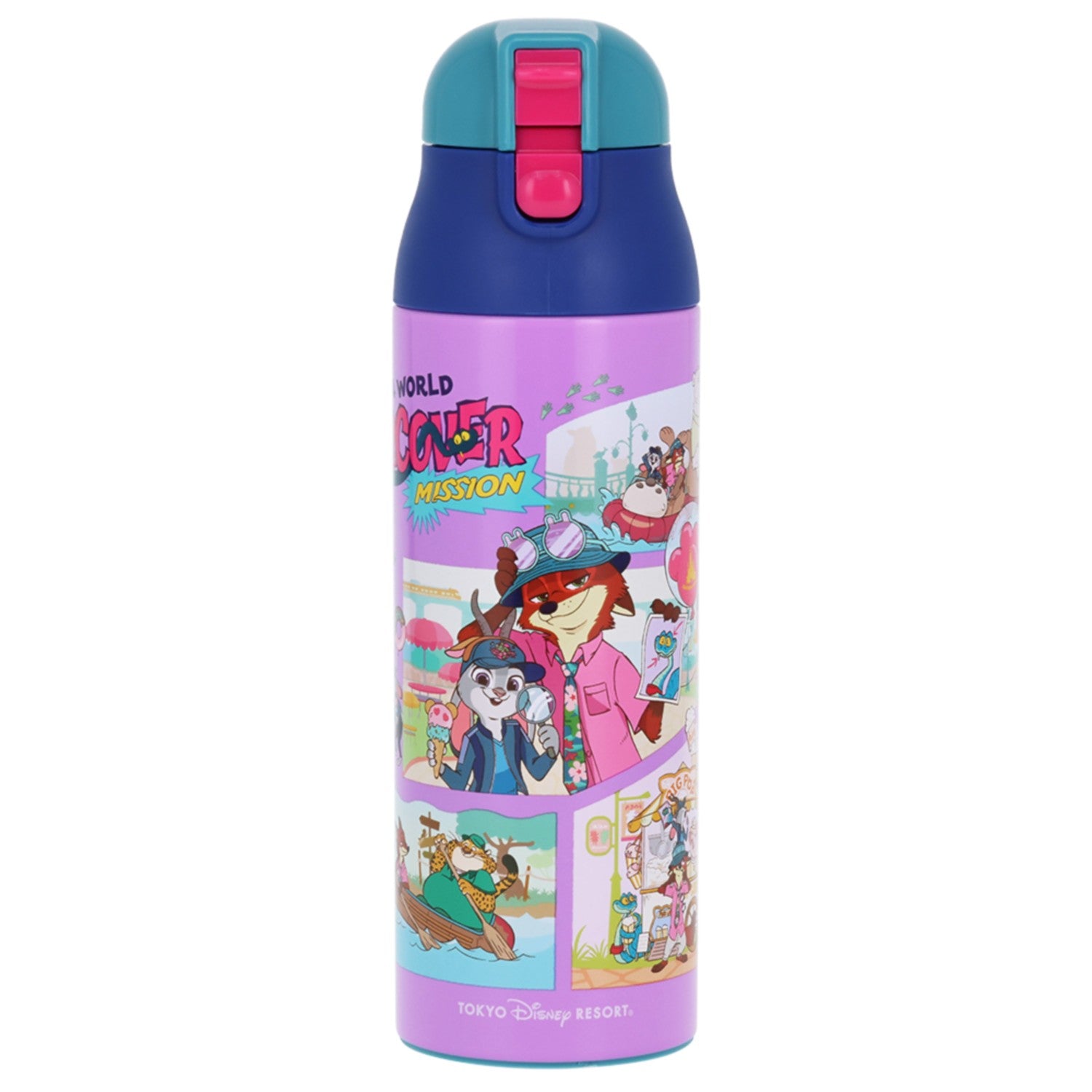 Stainless steel bottle 0.5 liter Zootopia