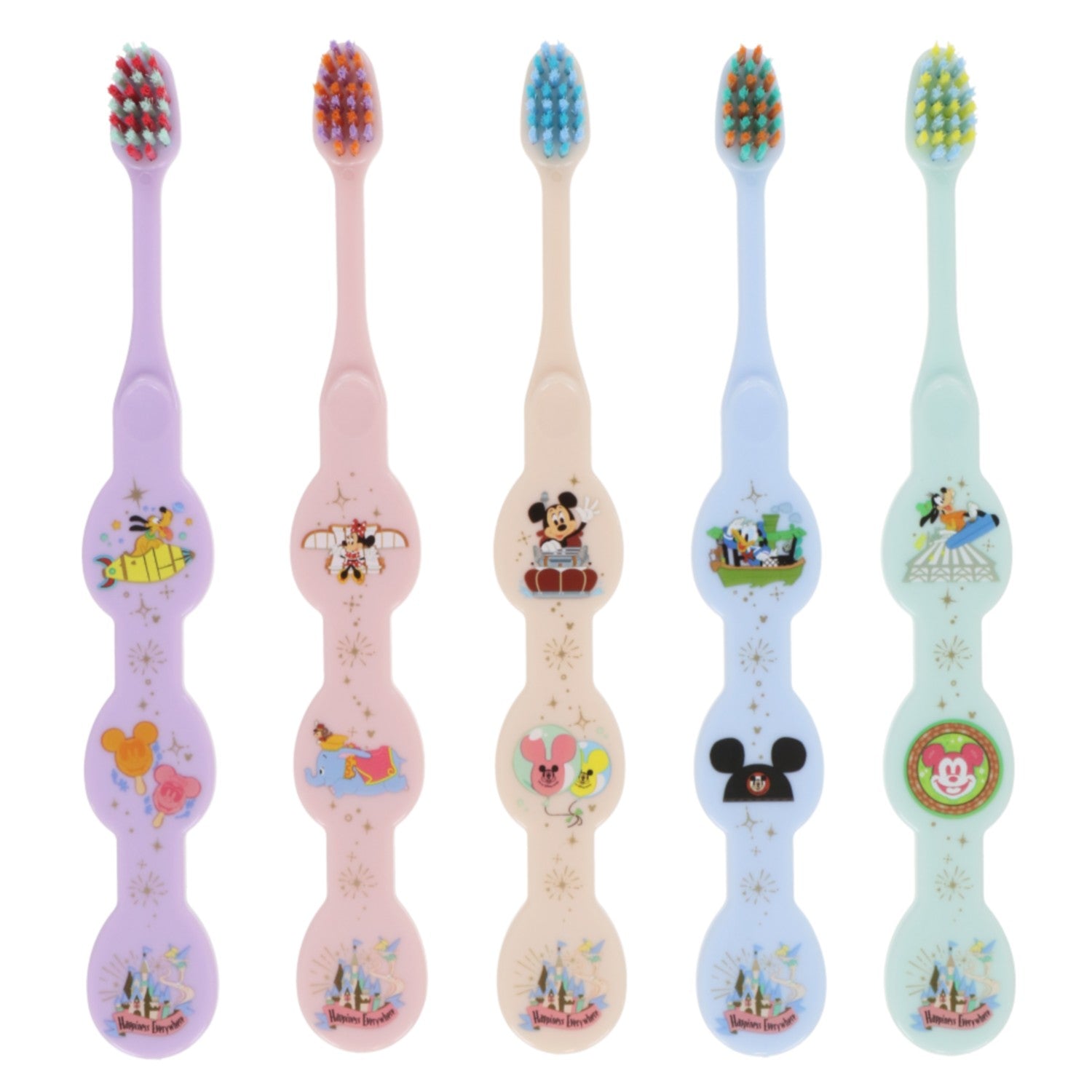 5 toothbrushes Tokyo Disney Resort