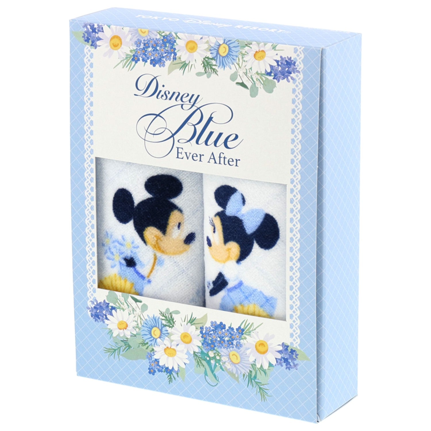 2 mini towels <Imabari Towel> Mickey Minnie Disney Blue Ever After