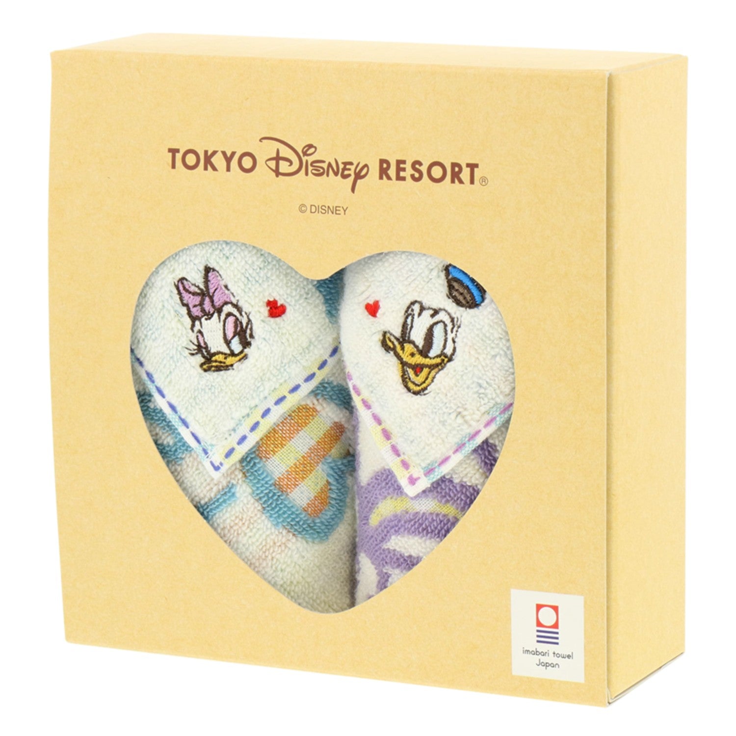 2 mini towels <Imabari Towel> Donald Daisy