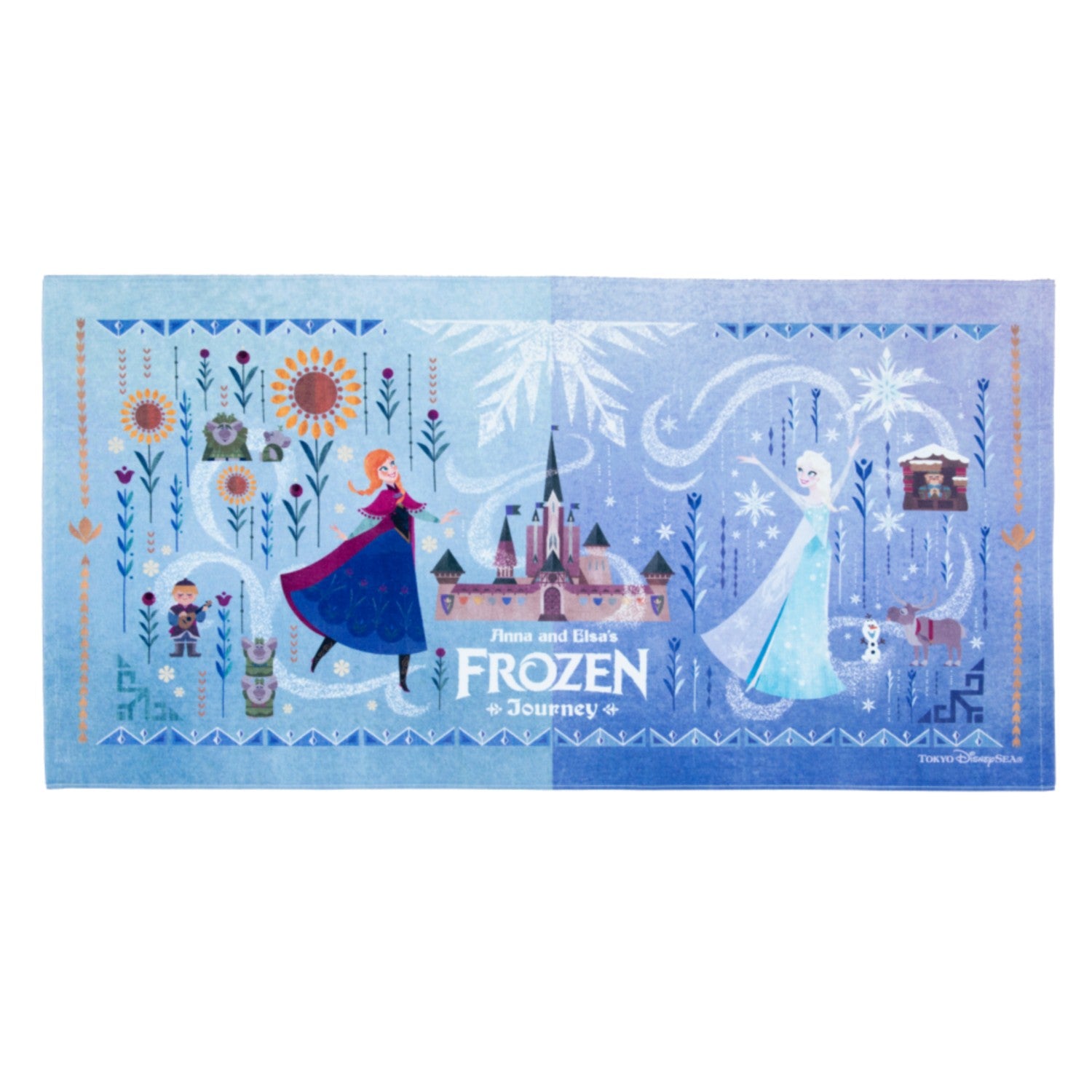 Wide bath towel Frozen
