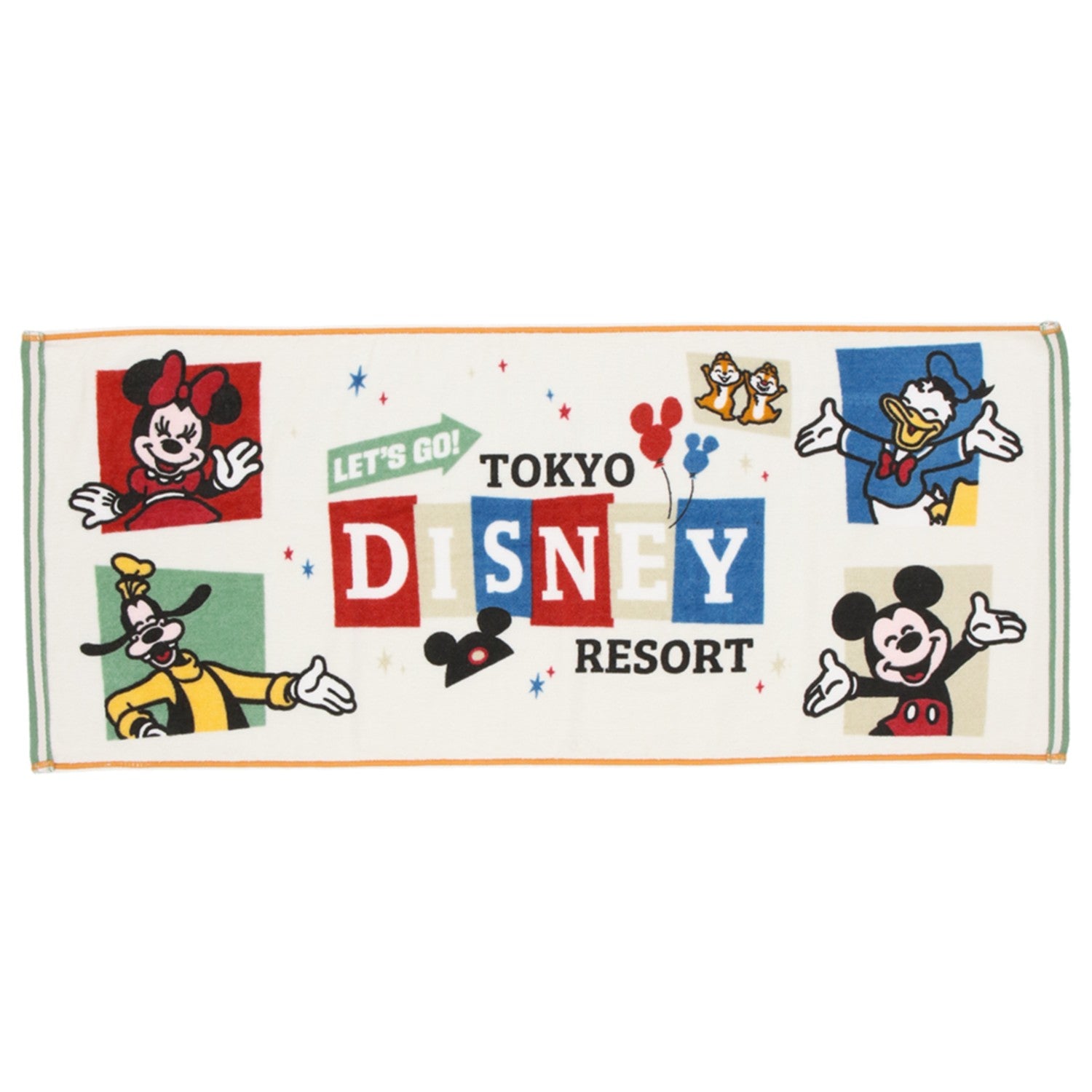 Face towel Mickey Mouse and friends