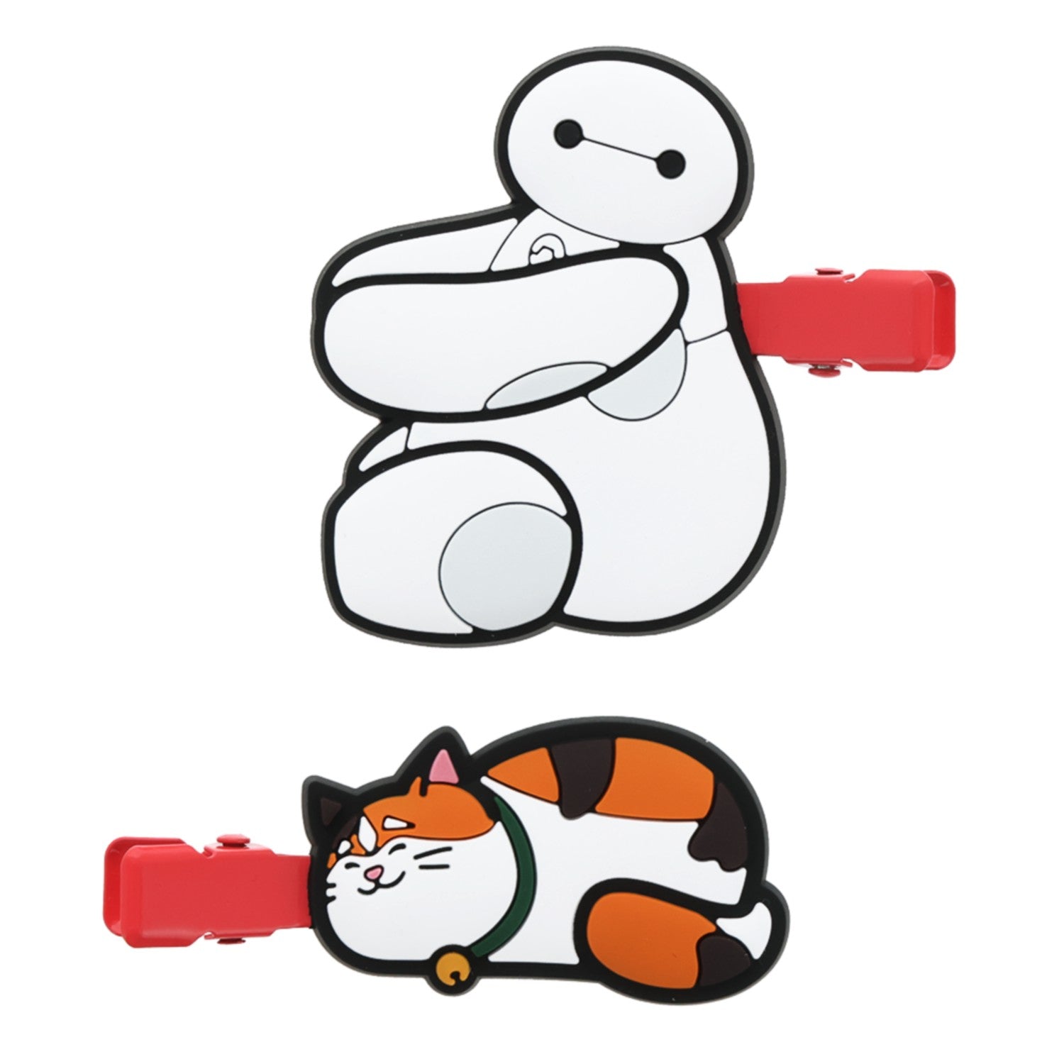 2 hair clips Baymax