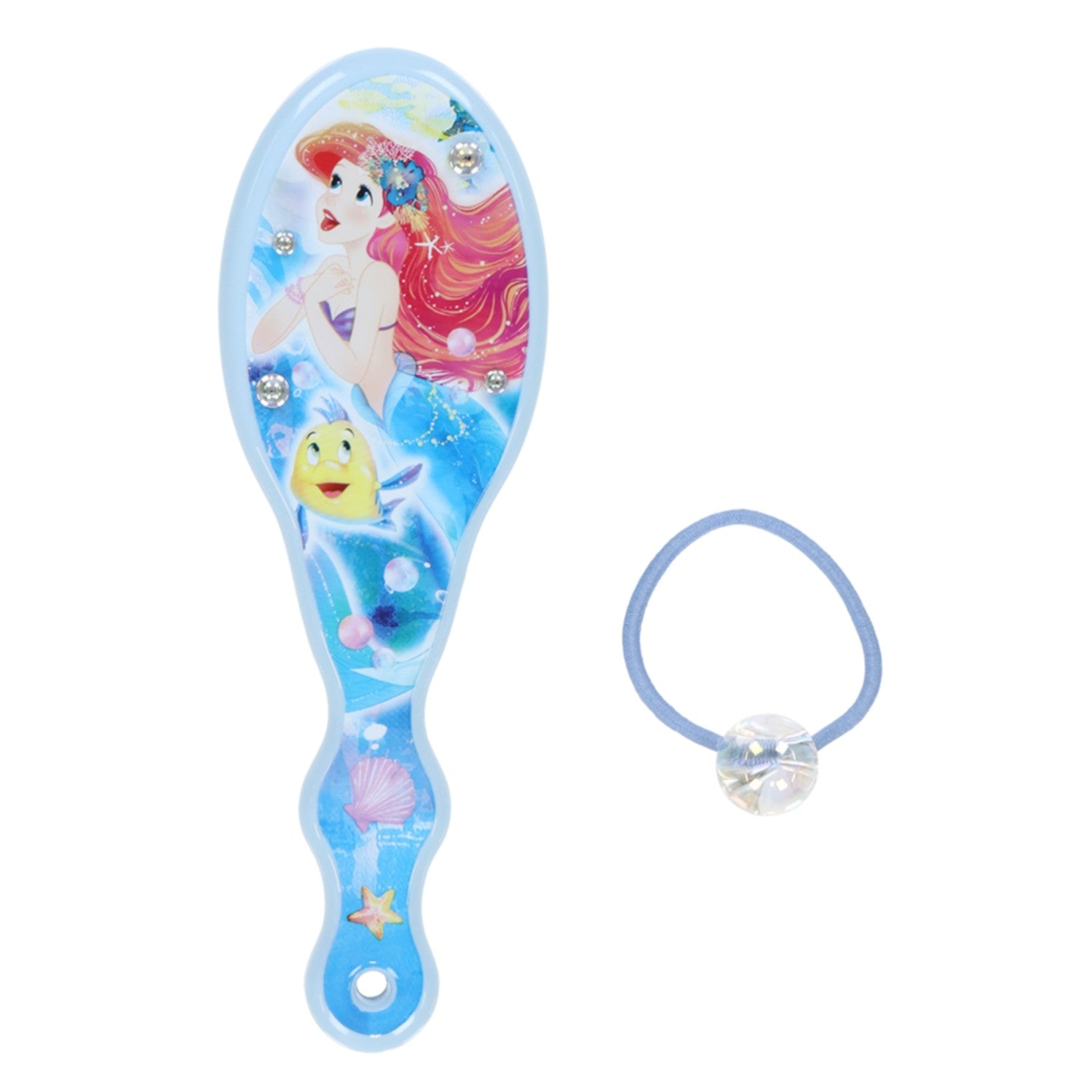 hairbrush hair tie ariel