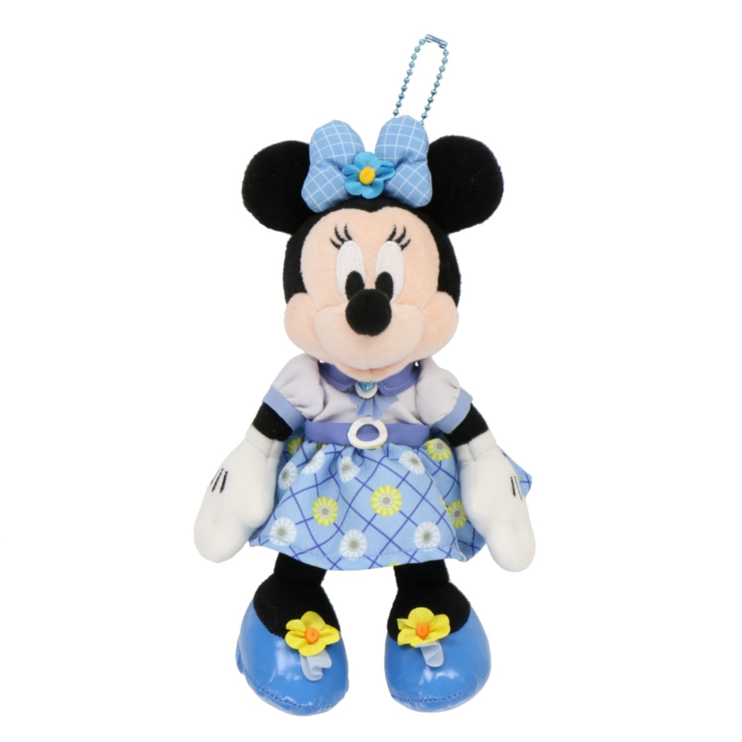 Plush Badge Minnie Disney Blue Ever After