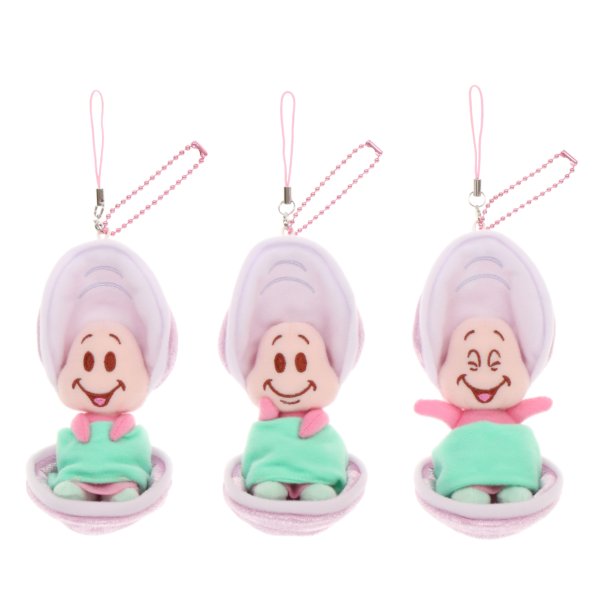 3 stuffed toy straps Oyster