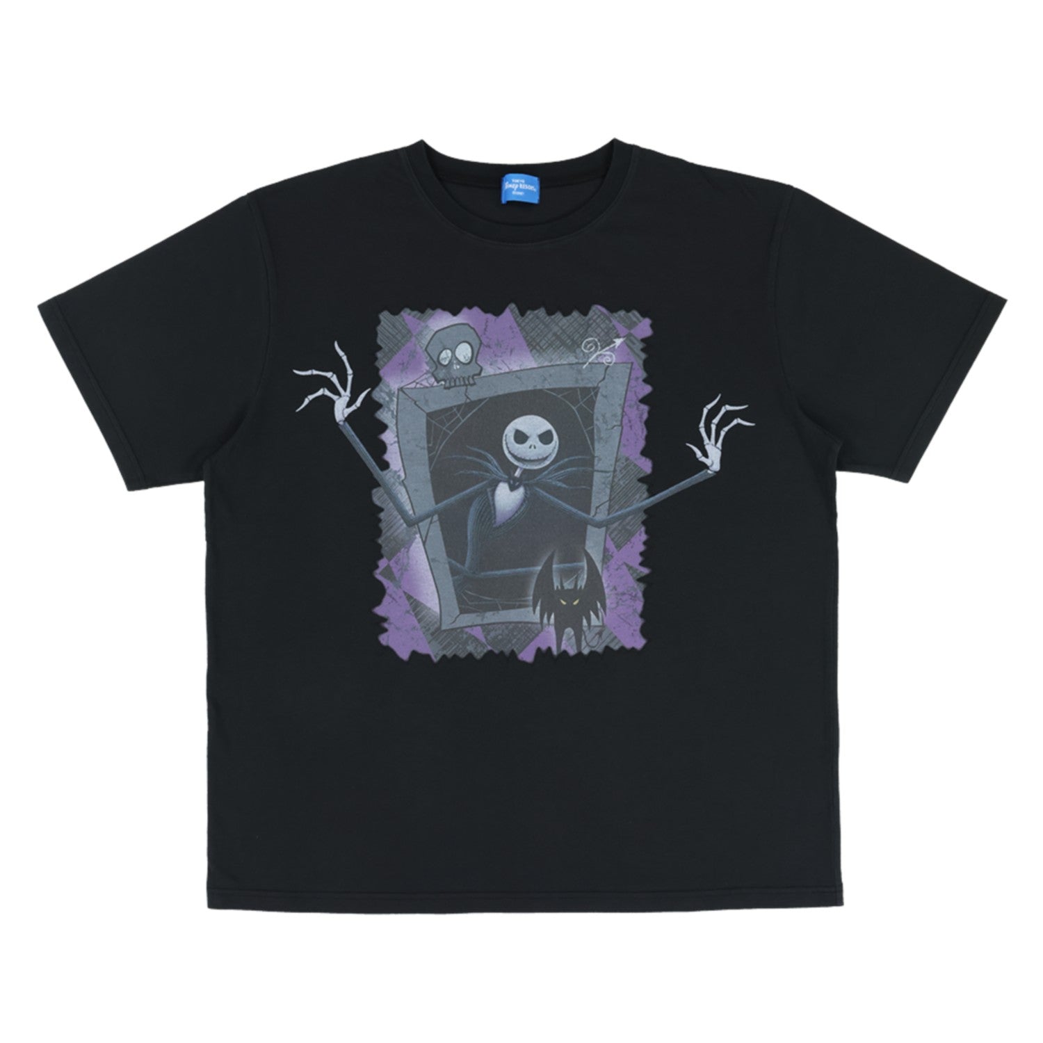 T-shirt big silhouette unisex one size Jack Skellington