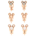 6 earrings mickey