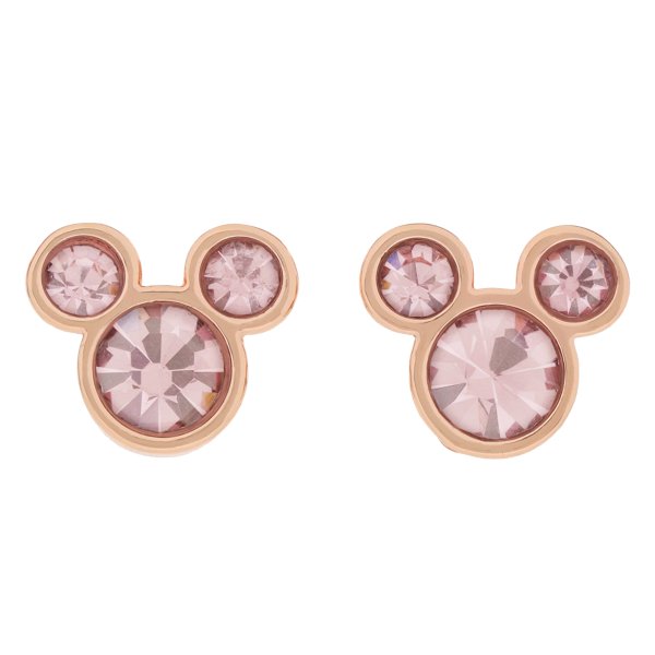Mickey Mouse earrings with iconic ears design from Japan