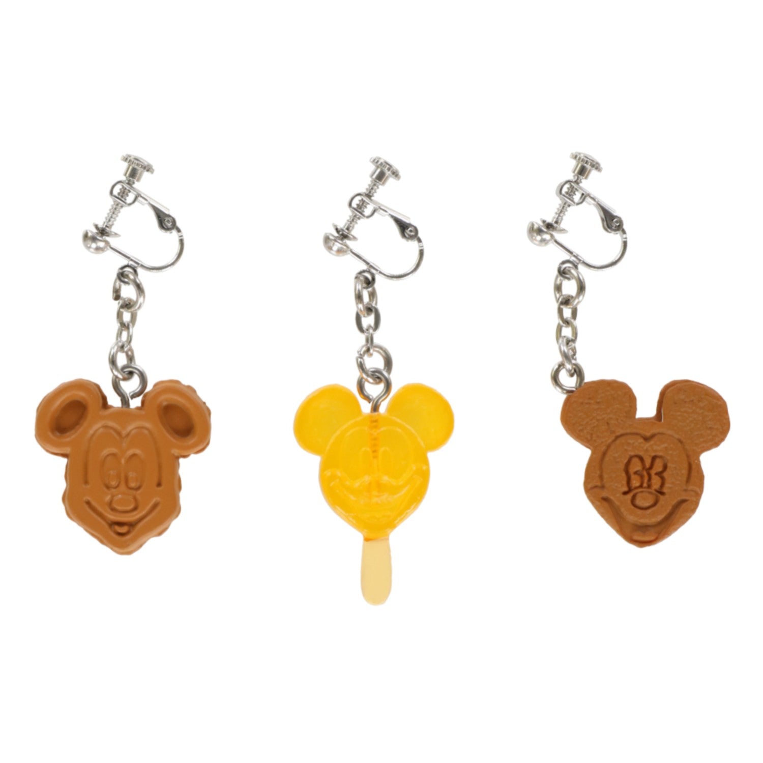 3 earrings mickey