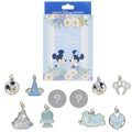2 charms x 5 bags Mickey Minnie Disney Blue Ever After