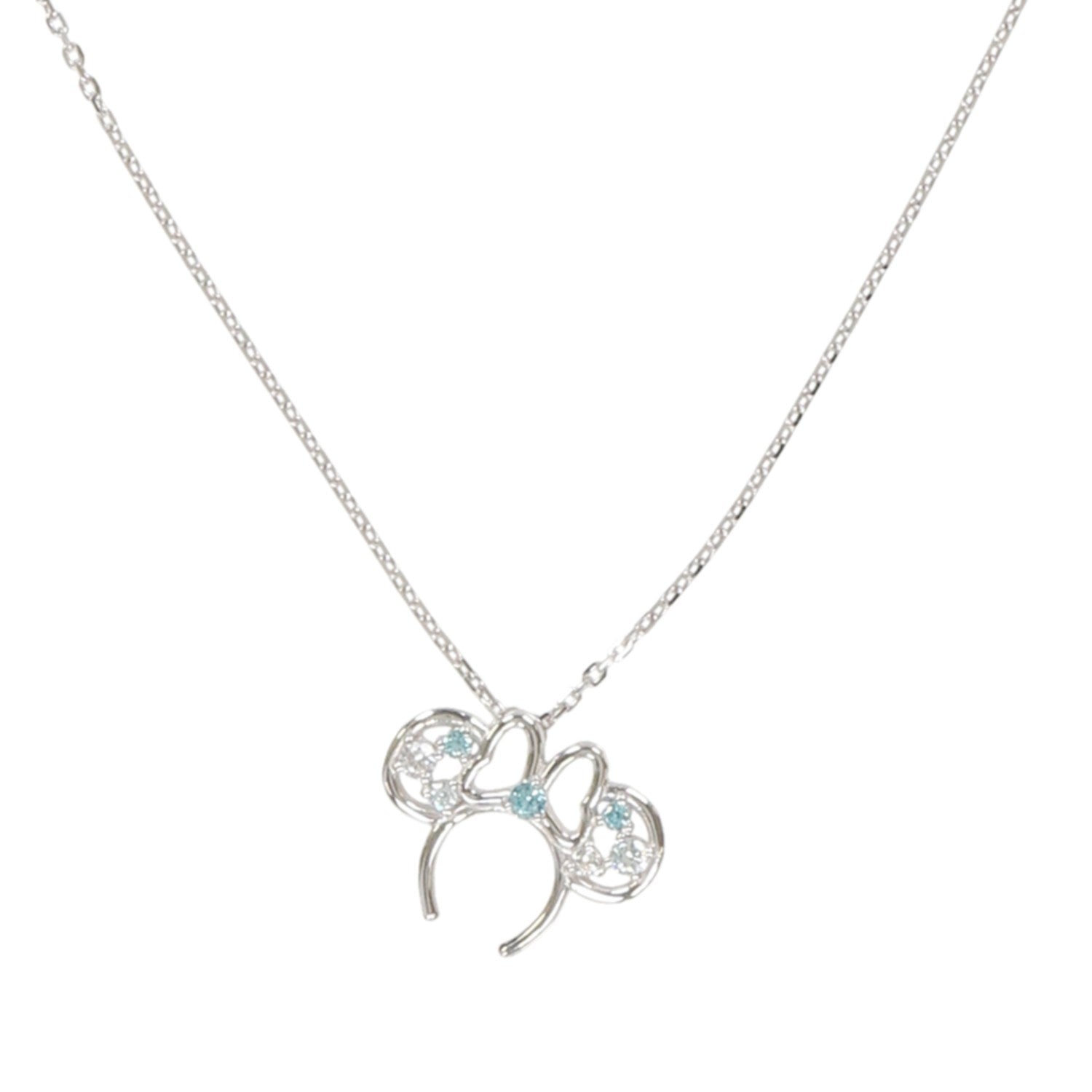 Necklace Mickey Minnie Disney Blue Ever After