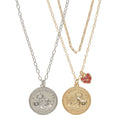 necklace pair mickey minnie