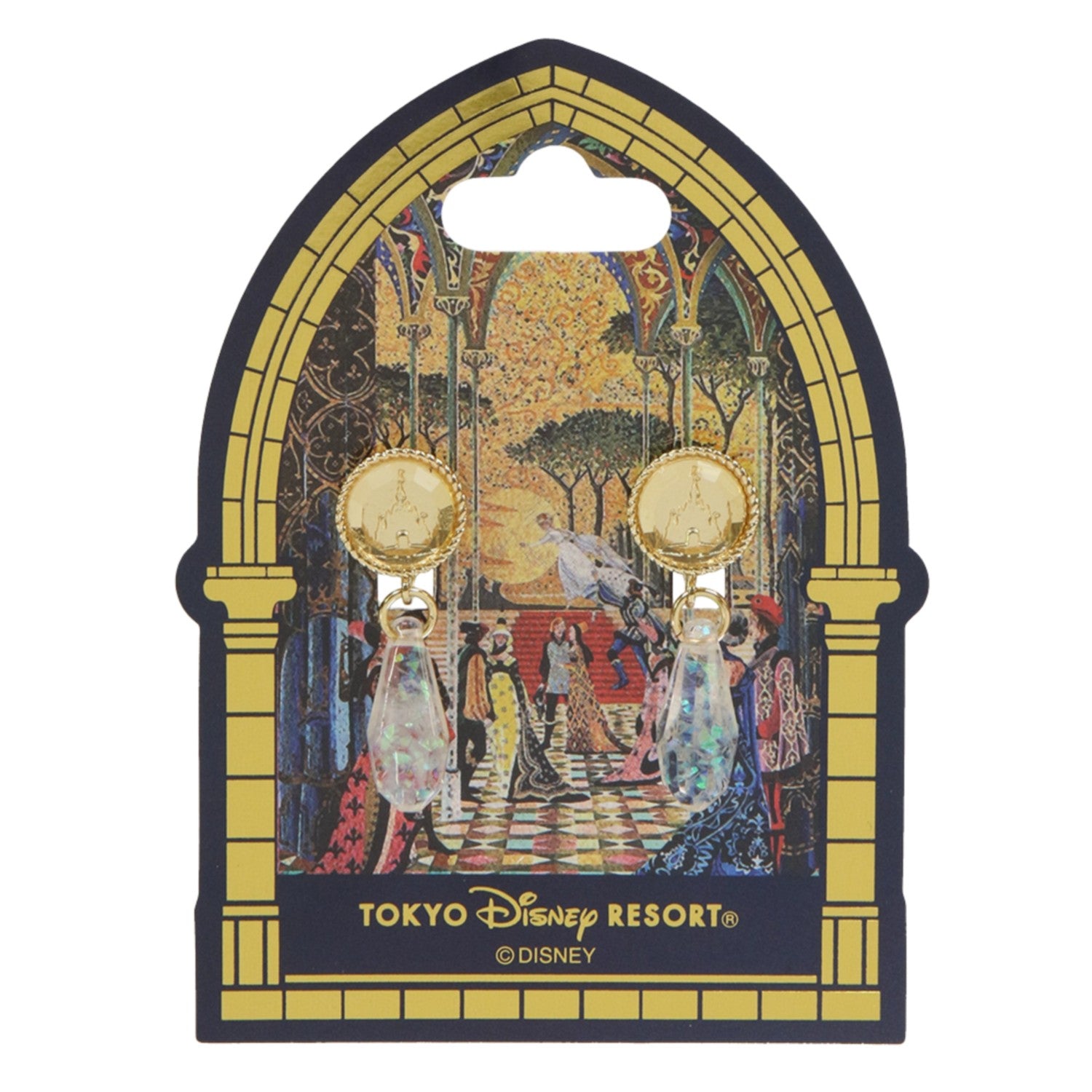earrings cinderella castle