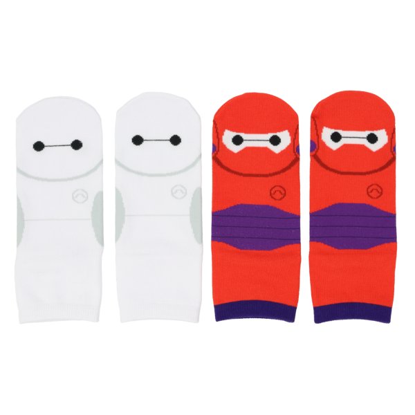2 pairs of socks 22-25cm Baymax