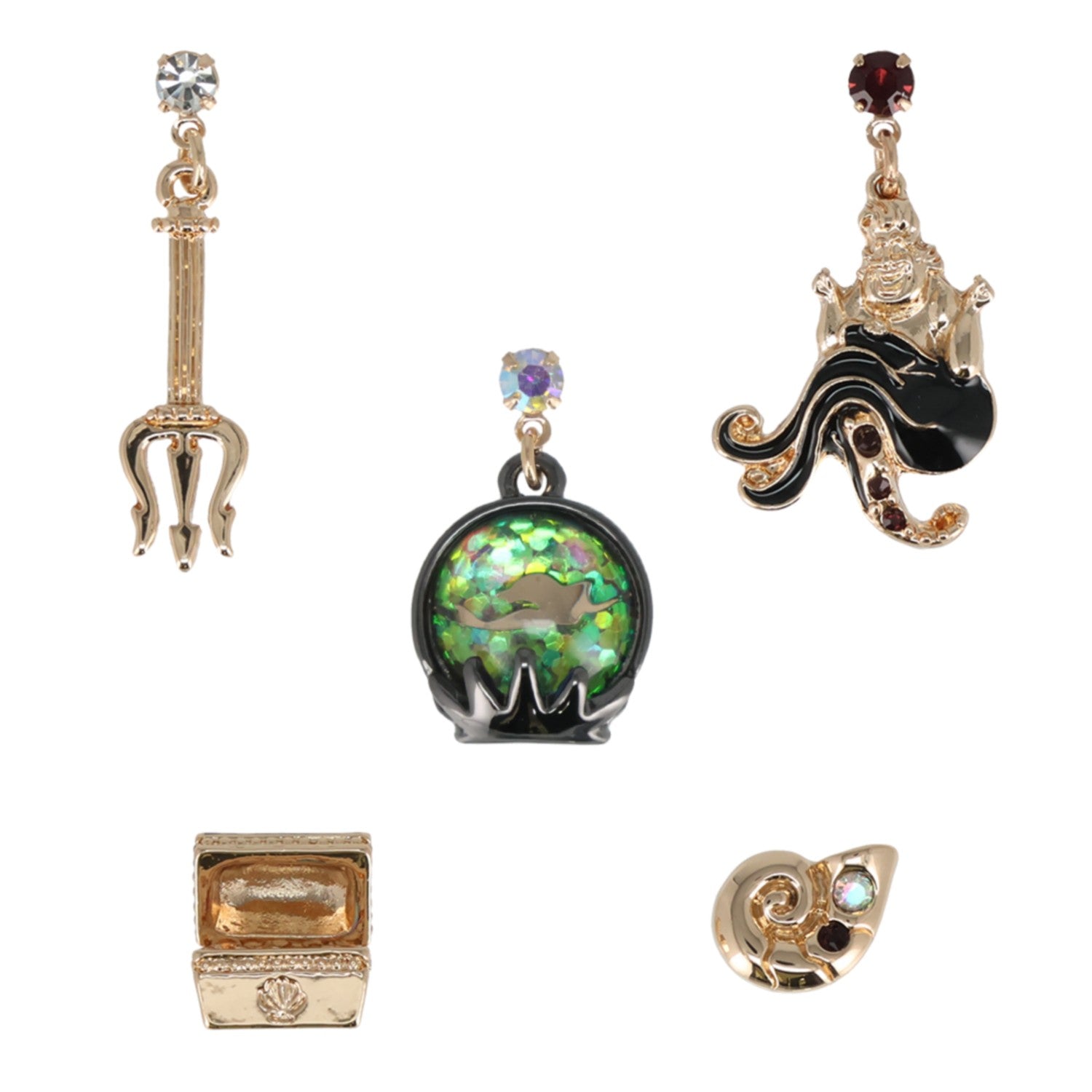 5 earrings little mermaid