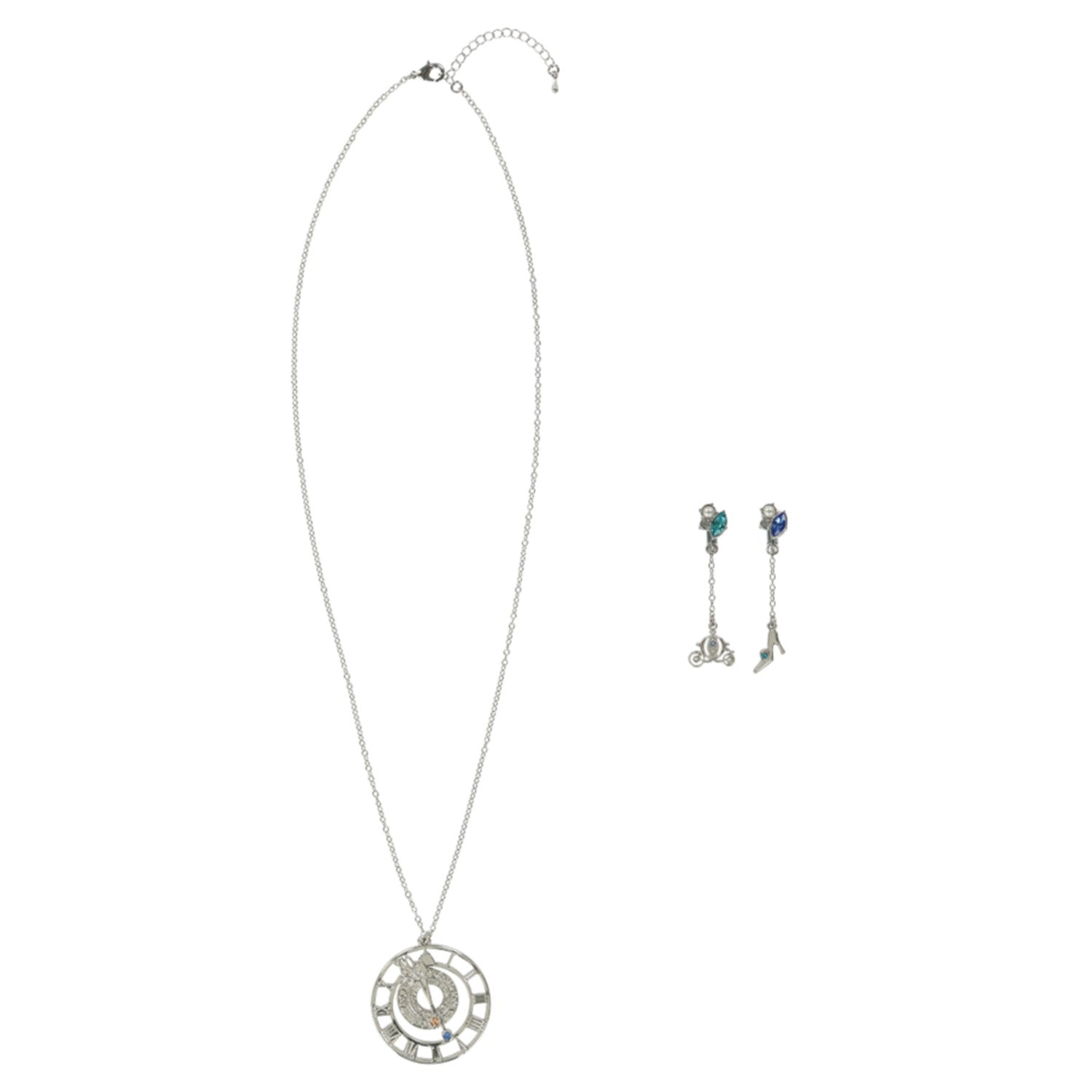 necklace earrings cinderella castle